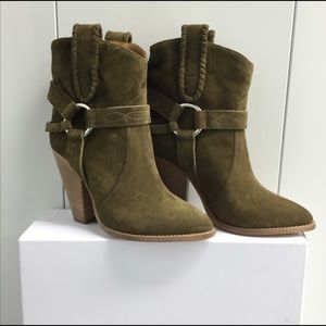 Isabel Marant Rawson Harness Suede Boots 37